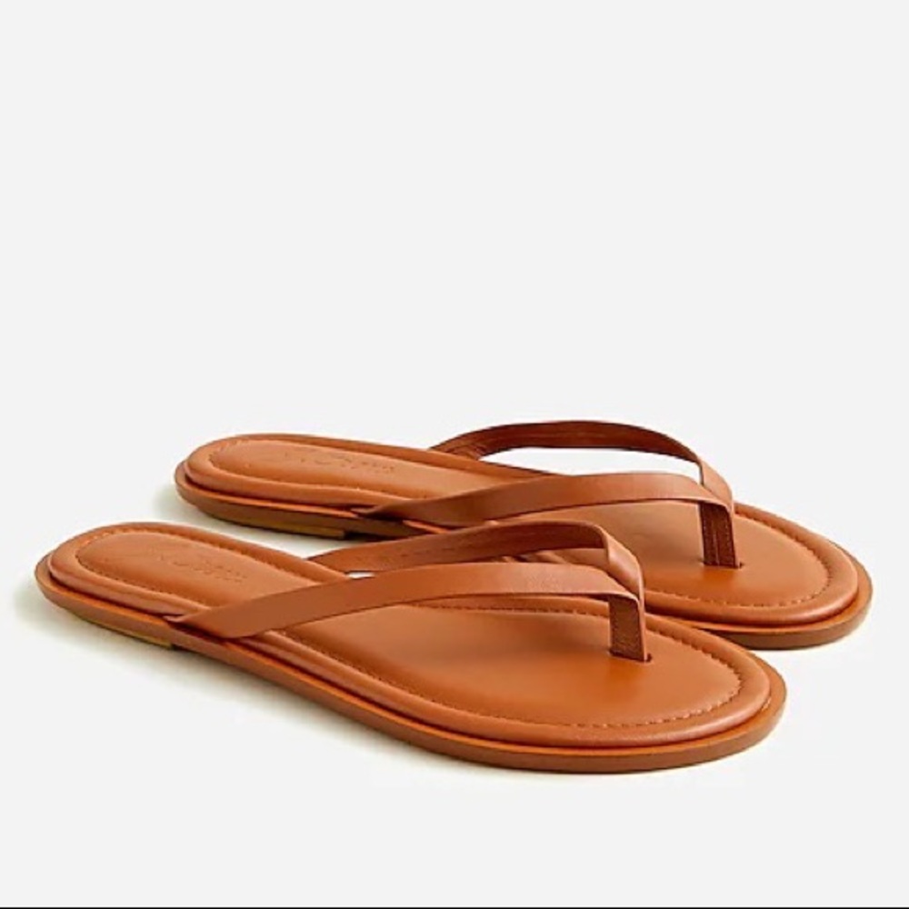 Sorrento thong sandals in leather